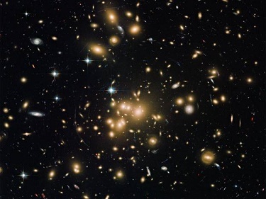 Скопление галактик Abell. Фото: NASA/ESA